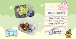 Sale Summer giảm giá mùa hè cho sản phẩm len handmade và phụ kiện móc len