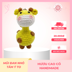 Hươu Cao Cổ handmade móc thủ công từ len Milk Cotton cao cấp