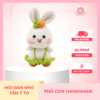 Thỏ Con handmade móc thủ công từ len Milk Cotton cao cấp