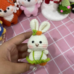 Thỏ Con handmade móc thủ công từ len Milk Cotton cao cấp